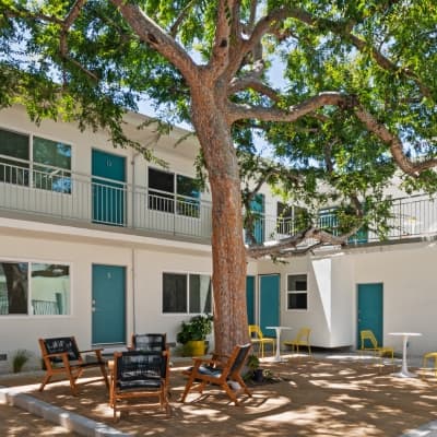 beautiful courtyard